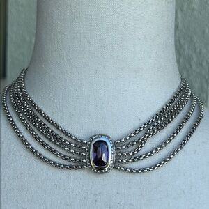 Vintage multi strand necklace